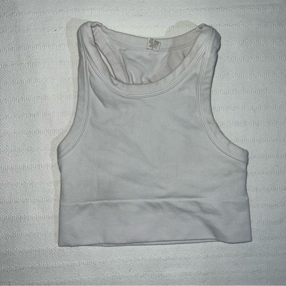 Alo Yoga Seamless Delight High Neck Bra Womens Size L Athleisure Lounge Workout - Picture 4 of 9